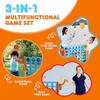 AKUSTIK Giant Connect Game Outdoor, 4 in a Row Jumbo 4 to Score for Kids Adults Family Party Yard Lawn, Large Connect Game with Quick Release Slider 42 Jumbo Rings view 3