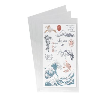 PCCB MINGT 10Pcs Standard 9-Hole Transparent Single-Sided Album Inner Sheets Card Stamp Banknote Collection Album Inserts Pages For Coin Collecting And Supplies (Single Pocket)