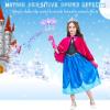 EnrichFun Light Up Frozen Snowflake Wand with Sound, Motion Sensitive Magic Princess Toys for Kids Girls Party Favors 4 Pieces, (Blue) view 4