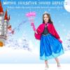 EnrichFun Light Up Frozen Snowflake Wand with Sound, Motion Sensitive Magic Princess Toys for Kids Girls Party Favors 4 Pieces, (Mixed) view 4