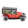 Keenso Vintage Winding Up Toy Car, Stylish Red Taxi Cab, Excellent Tinplate Material, Easy to Operate, Multifunctional Design, Perfect for Parties, Birthdays view 3