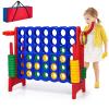 AKUSTIK Giant Connect Game Outdoor, 4 in a Row Jumbo 4 to Score Connect Game for Kids Adults Family Party Yard Lawn, Large Connect Game with Quick Release Slider 42 Jumbo Rings view 1