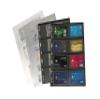 PCCB MINGT 10Pcs Standard 9-Hole Transparent Single-Sided Album Inner Sheets Card Stamp Banknote Collection Album Inserts Pages For Coin Collecting And Supplies (4 Pockets) view 2