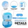 Birchio Number 8 Pinata Bundle with a Blindfold and Bat(16.2 x 11.6 x 4 Inches), Perfect for Boys and Girls Birthday Party Supplies, Blue Theme Birthday Decoration view 3