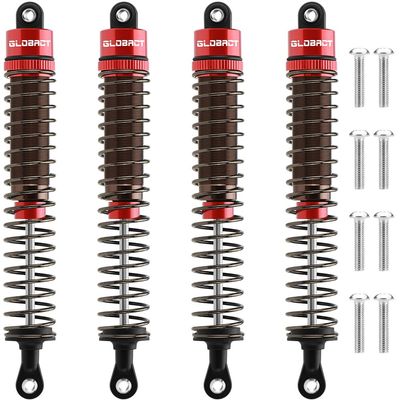 EPINON RC Shock Absorber Oil Adjustable 4Pcs Damper Set for 1/10 RC Crawler Car Axial SCX10 TRX4 D90 (120mm)