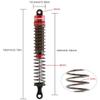 EPINON RC Shock Absorber Oil Adjustable 4Pcs Damper Set for 1/10 RC Crawler Car Axial SCX10 TRX4 D90 (120mm) view 2