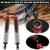 EPINON RC Shock Absorber Oil Adjustable 4Pcs Damper Set for 1/10 RC Crawler Car Axial SCX10 TRX4 D90 (120mm) view 3