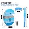 Birchio Number 6 Pinata Bundle with a Blindfold and Bat(16.2 x 10.9 x 4 Inches), Perfect for Boys and Girls Birthday Party Supplies, Blue Theme Birthday Decoration view 2