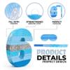 Birchio Number 6 Pinata Bundle with a Blindfold and Bat(16.2 x 10.9 x 4 Inches), Perfect for Boys and Girls Birthday Party Supplies, Blue Theme Birthday Decoration view 3