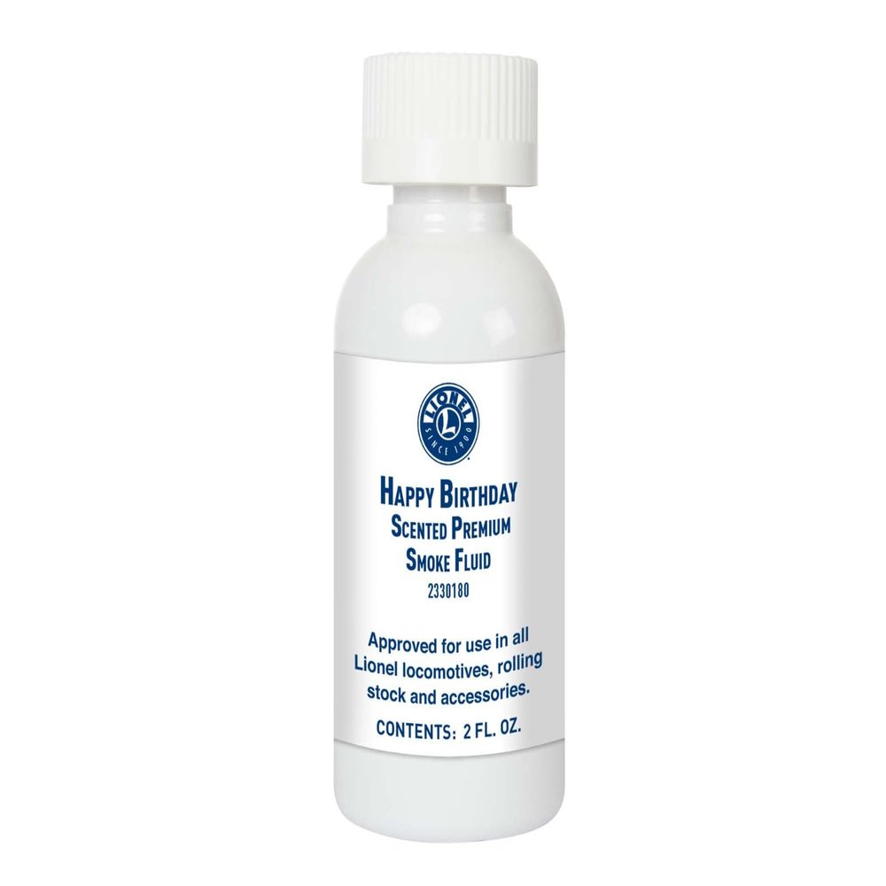 LIONEL Happy Birthday Smoke Fluid 2oz 2330180