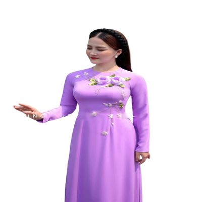 A14 Ao dai Vietnam Vietnamese Traditional Ao Dai For Women, Ao Dai For Women, Vietnamese Dress For Women, Ao Dai Dress For Women Blue ao dai (S)