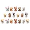 SAFIGLE 54 Pcs Mini Dog Figurines Set Small Artificial Puppy Figures for Kids Party Favors Garden Decor Tiny Stuffed Dog Toys for Children view 1