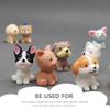 SAFIGLE 54 Pcs Mini Dog Figurines Set Small Artificial Puppy Figures for Kids Party Favors Garden Decor Tiny Stuffed Dog Toys for Children view 4