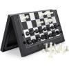 GAENZA New Kids Chess, ABS Chess Board and Hips Material Chess Pieces, Portable Travel Foldable Chess Set with Storage Box Toys view 1