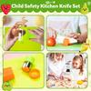 Labeol 32 PCS Montessori Kitchen Tools Toys for Toddlers Kids Cooking Sets Real Kids Safe Kitchen Knife Set for Real Cooking Educational Gift for Boys Girls view 3