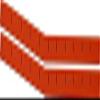 021-400-FO Race Car Bodies 88 MD3 Monte Carlo Wear Strips - Fluorescent Orange view 1