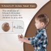 Dekeyoo Ball Pit Balls Pack of 200 - BPA Free, Crush Proof Plastic Balls for Ball Pit, Tent, Playhouse, Children's Toy Balls for Party, Macaron Ocean Balls 2.15 Inch Mocha Tricolor view 2
