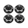 Micro Traders 4Pcs RC Car 17mm Hex Wheel Nut Anti-Dust Cover Nut Replacement Fit for 1/8 RC Car Model RC Off-Road Truck Compatible with Redcat Compatible with E-Revo, Black view 1