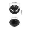 Micro Traders 4Pcs RC Car 17mm Hex Wheel Nut Anti-Dust Cover Nut Replacement Fit for 1/8 RC Car Model RC Off-Road Truck Compatible with Redcat Compatible with E-Revo, Black view 4