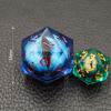 Dungeons and Dragons DND Dice D20, Moving Eyeball Liquid Core Dice Set D&D 33MM Oversized D20 Single Sharp Edge Resin dice with Gift Case, Polyhedral Dice for Role Playing Game view 4