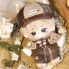 niannyyhouse 10cm 15cm 20cm Doll Clothes Brown Hat Shirt Strap Pants Shawl Vest Leather Shoes Vintage Detective Suit Soft Plush Toy Dress Up (15cm) view 2