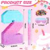 Arrowbash Number 2 Piata Mermaid Pink Purple Blue Piata with Blindfold Stick and Confetti Large Piata for Birthday Party Suitable for Boys Girls Anniversary Wedding Birthday Celebration Decor view 2