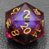 Dungeons and Dragons DND Dice D20, Liquid Core Dice Set D&D 33MM Oversized D20 Single Sharp Edge Resin dice with Gift Case, Polyhedral Dice for Role Playing Game view 1