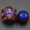 Dungeons and Dragons DND Dice D20, Liquid Core Dice Set D&D 33MM Oversized D20 Single Sharp Edge Resin dice with Gift Case, Polyhedral Dice for Role Playing Game view 2