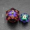 Dungeons and Dragons DND Dice D20, Liquid Core Dice Set D&D 33MM Oversized D20 Single Sharp Edge Resin dice with Gift Case, Polyhedral Dice for Role Playing Game view 3