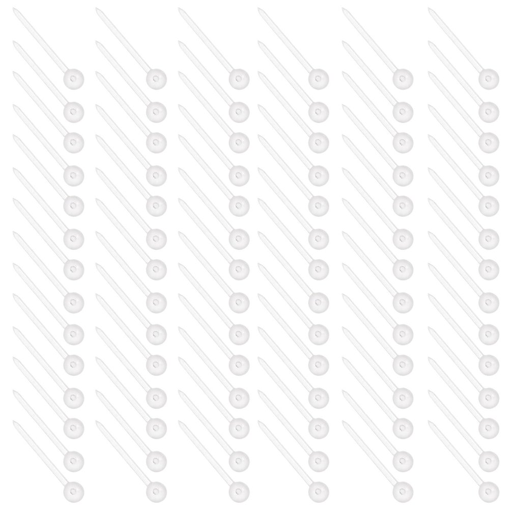 1000pcs Plastic Sequin Pins for DIY Christmas Ornaments Craft Handmade Beaded Polystyrene Balls Ornaments Transparent Plastic Round Head Pins for Christmas Tree