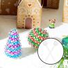 1000pcs Plastic Sequin Pins for DIY Christmas Ornaments Craft Handmade Beaded Polystyrene Balls Ornaments Transparent Plastic Round Head Pins for Christmas Tree view 4
