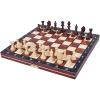 GAENZA New Professional Chess, Foldable Chessboard and Chess Pieces, Portable Travel Solid Wood Chess Set for Kids and Adults Toys view 1