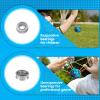 HKSOD Responsive YoYo Professional with Dual Function, with Replacement Bearing + 10 Yoyos Strings, Bearing Removal, Case Bag (Black Blue) view 4