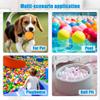 Ball Pits Balls 500 Count for Kids, Soft Plastic Balls for Ball Pits, BPA & Phthalate Free Crush Proof Play Balls for Baby Ball Pits, Toddler Bounce Houses Play Tents Birthday Decoration view 4
