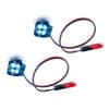 for for Traxxas TRX4 TRX6 Scx10 II 90046 TF2 D90 D110 RC Car Parts 2PCS RC Model L-E-D Searchlight Dome Bumper Light 7V 1/10 RC Crawler Car Modification Accessories view 1