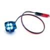 for for Traxxas TRX4 TRX6 Scx10 II 90046 TF2 D90 D110 RC Car Parts 2PCS RC Model L-E-D Searchlight Dome Bumper Light 7V 1/10 RC Crawler Car Modification Accessories view 3