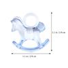 TOYANDONA Acrylic Mini Rocking Horse Decor 96 Pcs Party Table Scatter for Baby Shower Birthday and Toddler Toy Accessories view 2