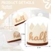 Agkvw Half Birthday Crown - Boho Cake Smash Prop, 6 Months Hat for Boys in Brown view 4
