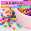 Kids Ball Pits Balls 500 Count Play Plastic Balls, Crush Proof Rainbow Pits Balls 500- Ideal for Baby & Toddler Ball Pits Play Tents Bounce House Pool Water Toys Pet Dogs Party - 2.2 Inch view 2