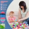 57PCS Party Favors for Kids,Fidget Toys Bulk Its Birthday Party Favors for Toddlers Adult, Small Classroom Prizes Box Fidgets Toys for Kids, Goodie Bag Stuffers, Treasure Chest, Bubbles Poppers view 3