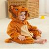 DarkCom Unisex Baby Animal Onesie Toddler Hooded Romper Halloween Cosplay Lion Costumes Kids' Christmas Gifts 12-15 Months view 3