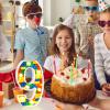 Baquler Building Block Light up Number Birthday Decoration Sign Marquee LED Numbers for Party Lighted Building Block Theme Birthday Party Supplies 8.58''(Number 9) view 4