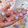 100 Pcs Girls Hair Accessories, Cute Hair Ties for Little Girls, Multicolor Toddler Hair Ties, Elastic Rubber Bands for Baby Girls Teens Toddlers, Infants, Teenagers and Children view 3