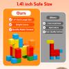 Magnetic Blocks, 1.41 inch Large Magnetic Building Blocks for Toddlers 3 4 5 6 7 8 Years Old Boys Girls, 3D Magneti Cubes for Kids,Montessori Toys Sensory STEM Education Preschool Magnet Toys 1-3Gift view 2