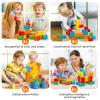 Magnetic Blocks, 1.41 inch Large Magnetic Building Blocks for Toddlers 3 4 5 6 7 8 Years Old Boys Girls, 3D Magneti Cubes for Kids,Montessori Toys Sensory STEM Education Preschool Magnet Toys 1-3Gift view 3