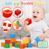 Magnetic Blocks, 1.41 inch Large Magnetic Building Blocks for Toddlers 3 4 5 6 7 8 Years Old Boys Girls, 3D Magneti Cubes for Kids,Montessori Toys Sensory STEM Education Preschool Magnet Toys 1-3Gift view 4
