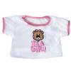 It's A Girl Tee 1418 Inch Plush Bear Clothes Outfit for Stuffed Animal Doll Accessories Casual Dress Up view 2