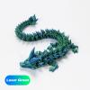 STONESTAR 3D Printed Dragon Fidget Toys, Full Articulated Dragon Crystal Dr-Agon in Egg, Home Office Executive Desk Toys, 11" D-ragon with 5" Egg (Laser Green) view 3