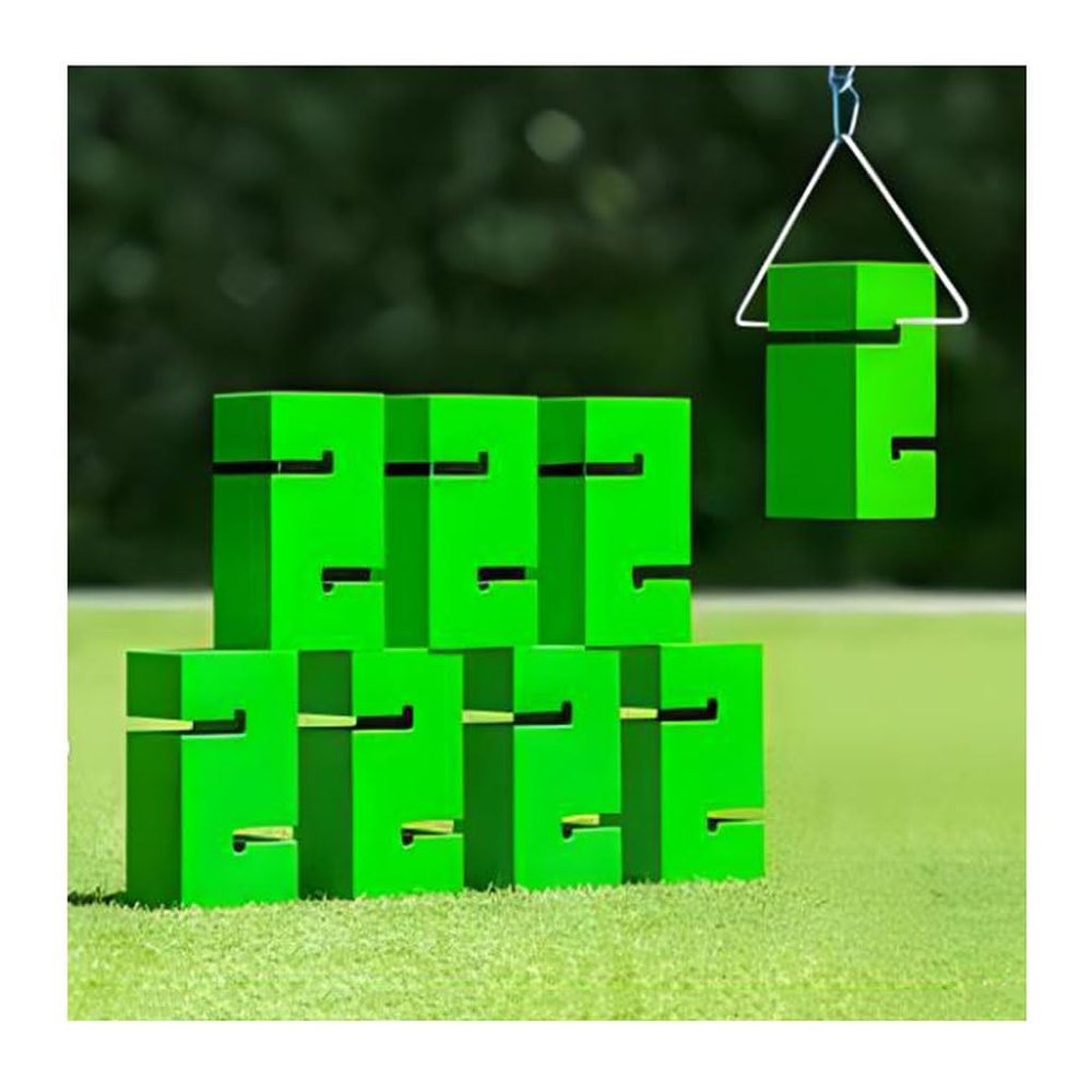 Field Day Team Building Game Building Blocks, Sturdy and Durable ABS Material, Improve Group Leadership Communication Skills (Color : Green, Size : 8PCS)