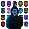 Mr.Pang LED Mask Light up Mask with Gesture Sensing, Cool Face Transforming Mask, Perfect Gifts for Halloween Christmas Birthday Cosplay Party view 1